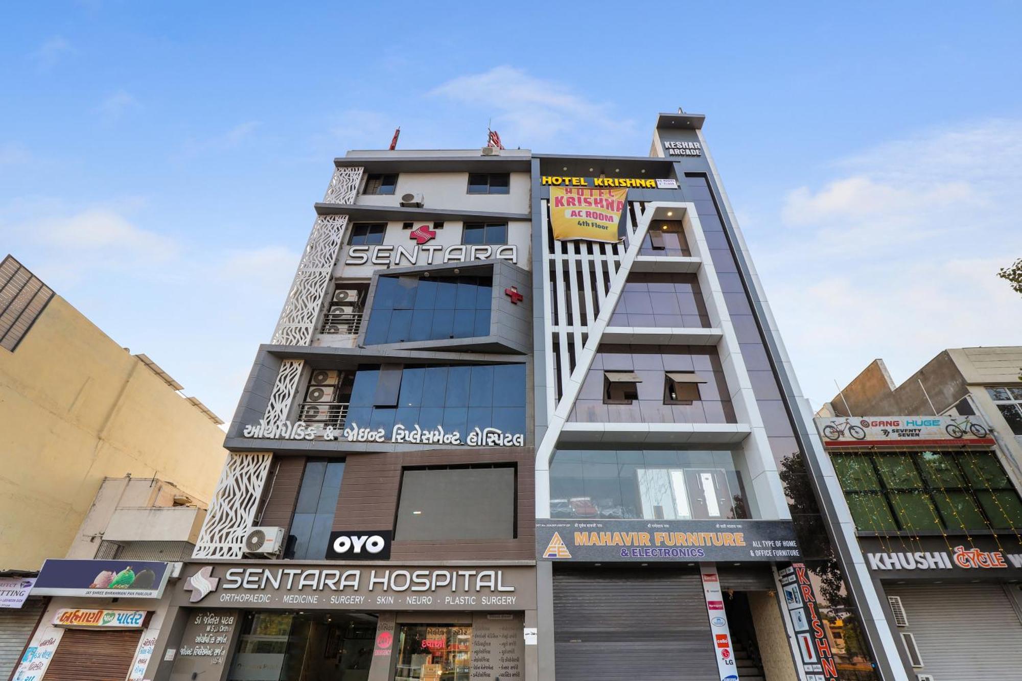 Hotel Krishna Ahmadábád Kültér fotó